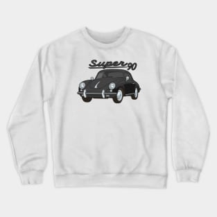 356 B Super 90 gt coupe Car classic vintage retro black Crewneck Sweatshirt